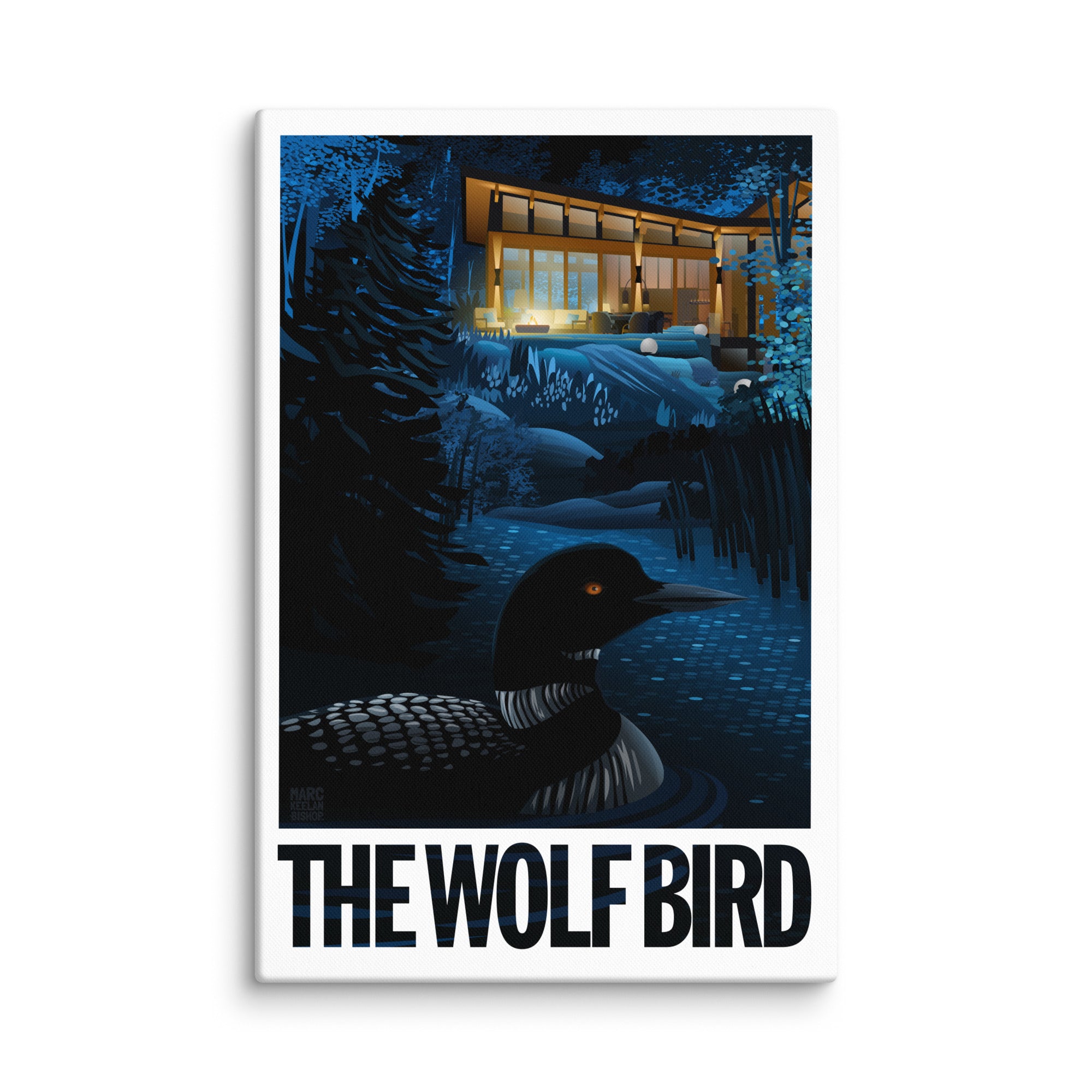 The Wolf Bird — Heated Rivalry Canvas Print | Marc K-B – Marc K-B ...